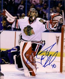 Autographed PATRICK LALIME  8x10 Chicago Blackhawks Photo