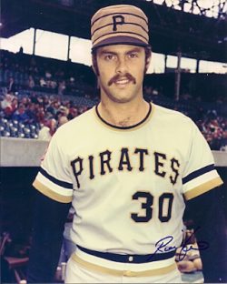 AUTOGRAPHED  RICK LANGFORD - Pittsburgh Pirates