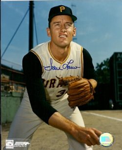 AUTOGRAPHED VERN LAW 8x10 Pittsburgh Pirates photo