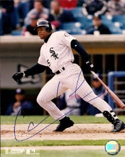 AUTOGRAPHED  photo CARLOS LEE Chicago White Sox