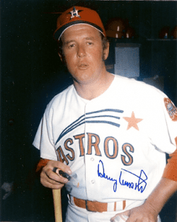 AUTOGRAPHED  photo DENNY LEMASTER Houston Astros