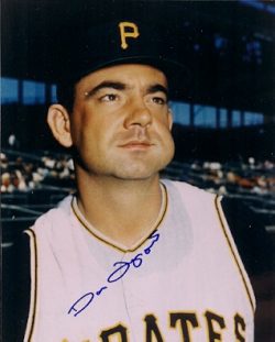 AUTOGRAPHED  DON LEPPERT 8x10 Pittsburgh Pirates Photo