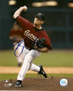 AUTOGRAPHED BRAD LIDGE 8X10 Houston Astros Photo