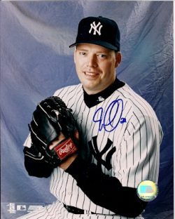 AUTOGRAPHED JON LIEBER 8x10 New York Yankees Photo
