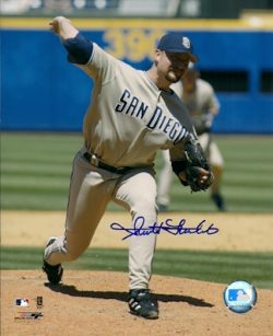 AUTOGRAPHED SCOTT LINEBRINK SD Padres photo