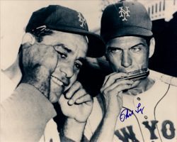 AUTOGRAPHED PHIL LINZ 8x10 New York Mets photo