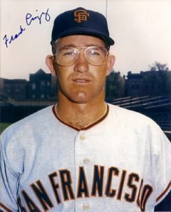 AUTOGRAPHED FRANK LINZY San Francisco Giants Photo
