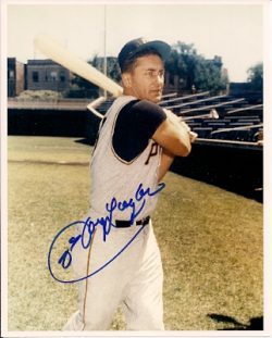 AUTOGRAPHED JOHNNY LOGAN 8X10 Pittsburgh Pirates Photo