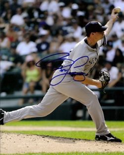 AUTOGRAPHED BOONE LOGAN photo  New York Yankees