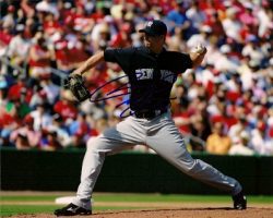 AUTOGRAPHED BOONE LOGAN photo  New York Yankees