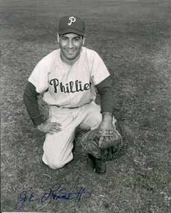 AUTOGRAPHED JOE LONNETT  8x10 Philadelphia Phillies Photo