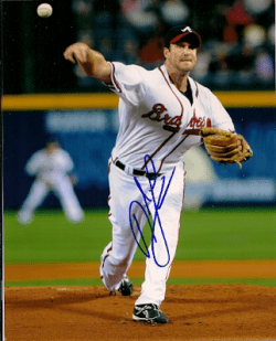 AUTOGRAPHED DEREK LOWE 8x10 Atlanta  Braves