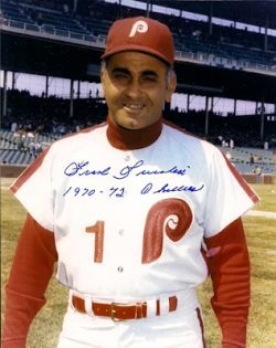 AUTOGRAPHED FRANK LUCCHESI 8x10 Philadelphia Phillies Photo