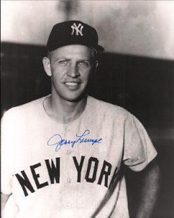 AUTOGRAPHED  photo JERRY LUMPE New York Yankees