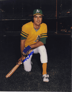 AUTOGRAPHED SIGNED photo LARRY HANEY Oakland A's