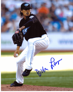 SIGNED photo BRANDON LEAGUE Toronto Blue Jays