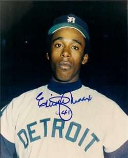 AUTOGRAPHED  photo ELLIOTT MADDOX Detroit Tigers