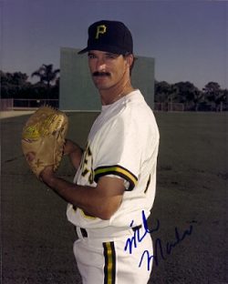 AUTOGRAPHED  photo MIKE MADDUX - Pittsburgh Pirates