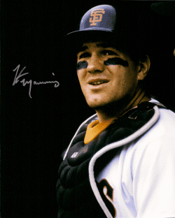 AUTOGRAPHED KIRK MANWARING San Francisco Giants Photo