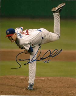 AUTOGRAPHED SEAN MARSHALL 8x10 Chicago Cubs Photo