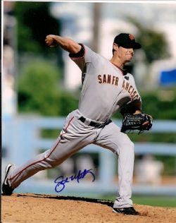 AUTOGRAPHED JOE MARTINEZ San Francisco Giants Photo