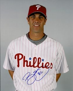 AUTOGRAPHED BRIAN MAZZONE photo  Philadelphia Phillies
