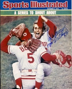 AUTOGRAPHED Will McEnaney 8x10 Cincinnati Reds Photo