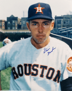 AUTOGRAPHED  photo DENIS MENKE Houston Astros
