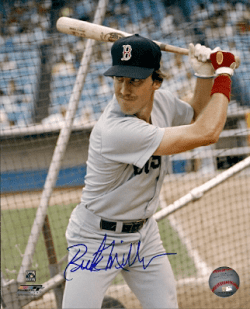 AUTOGRAPHED RICK MILLER 8x10 Boston Red Sox photo