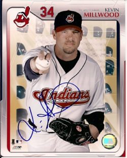 AUTOGRAPHED KEVIN MILLWOOD 8x10 Cleveland Indians Photo