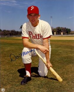 AUTOGRAPHED DON MONEY 8x10 Philadelphia Phillies Photo