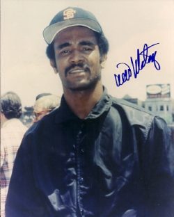 AUTOGRAPHED WILLIE MONTANEZ 8x10 San Francisco Giants Photo
