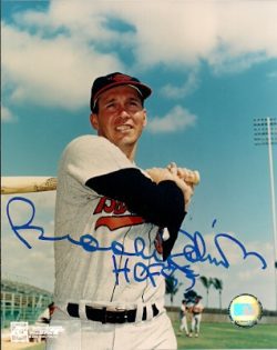 Autographed HOF'R BROOKS ROBINSON 8X10 Baltimore Orioles photo
