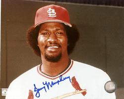 AUTOGRAPHED JERRRY MUMPHREY St. Louis Cardinals photo