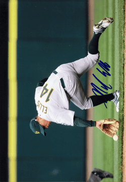 AUTOGRAPHED SIGNED photo MARK ELLIS #1 Oakland A's