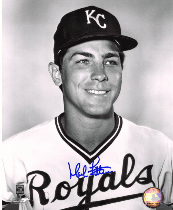AUTOGRAPHED MARK LITTELL 8X10 Kansas City Royals Photo