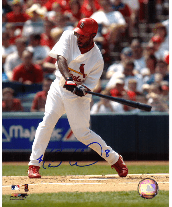 AUTOGRAPHED SIGNED photo MARLON ANDERSON #2 Cardinals