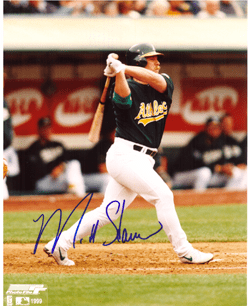 AUTOGRAPHED MATT STAIRS 8x10 Oakland A's Photo - Main Line Autographs