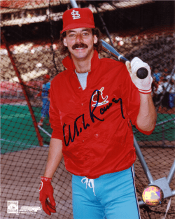 AUTOGRAPHED MIKE RAMSEY 8x10 St. Louis Cardinals photo