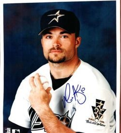 AUTOGRAPHED MIKE HAMPTON 8x10 Houston Astros Photo