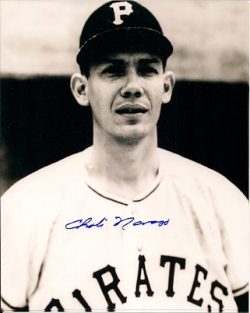 AUTOGRAPHED photo CHOLLY NARANJO - Pittsburgh Pirates