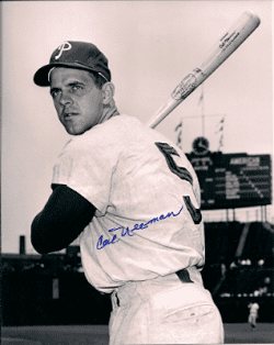 AUTOGRAPHED CAL NEEMAN photo Philadelphia Phillies