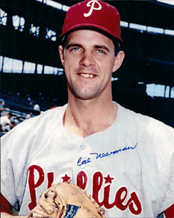 AUTOGRAPHED CAL NEEMAN  photo  Philadelphia Phillies