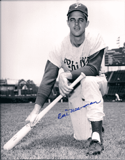 AUTOGRAPHED CAL NEEMAN photo Philadelphia Phillies