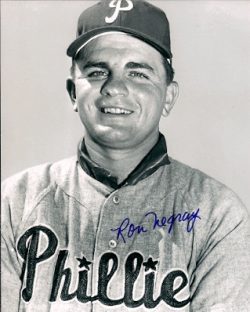 AUTOGRAPHED RON NEGRAY photo Philadelphia Phillies