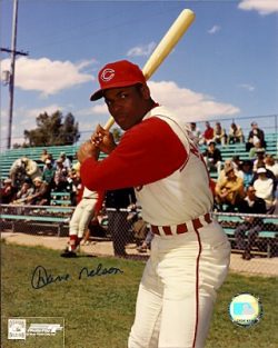 AUTOGRAPHED DAVE NELSON 8x10 Cleveland Indians Photo