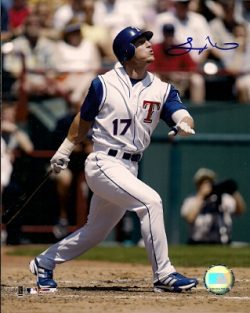 AUTOGRAPHED  photo LAYNCE NIX Texas Rangers
