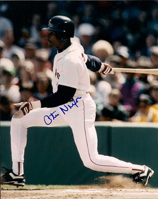 AUTOGRAPHED OTIS NIXON Boston Red Sox photo - Main Line Autographs