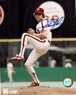 AUTOGRAPHED DICKIE NOLES 8X10 photo Philadelphia Phillies