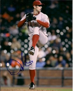 Autographed DUSTIN NIPPERT Arizona Diamondbacks Photo
